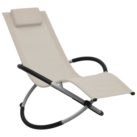 Vidaxl kinderligbed staal crèmekleurig