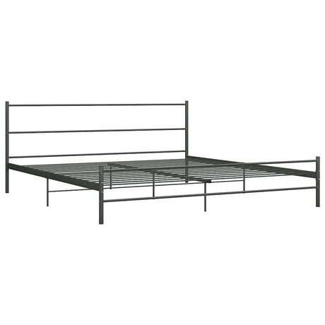 Vidaxl bedframe metaal grijs 180x200 cm