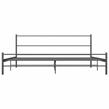 Vidaxl bedframe metaal grijs 180x200 cm