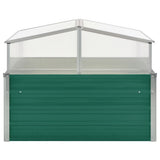 Vidaxl Tuinkas 100x100x77 cm galvaniseret stålgrøn