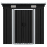 Vidaxl Garden Shed Steel Anthracite