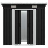 Vidaxl Garden Shed Steel Anthracite