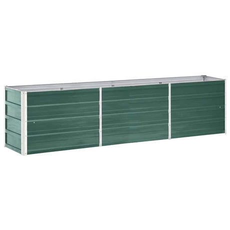 Vidaxl Planter Insert 240x40x45 cm galvaniseret stålgrøn