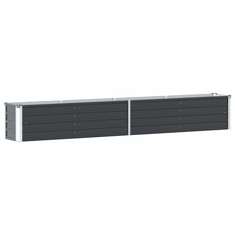 Vidaxl planter indsat 320x40x45 cm galvaniseret stål antracit