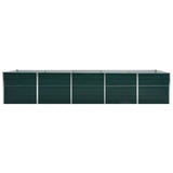 Vidaxl planter indsat 400x80x45 cm galvaniseret stålgrøn
