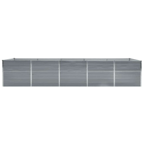 Vidaxl Planter Insert 400x80x77 cm galvaniseret stålgrå