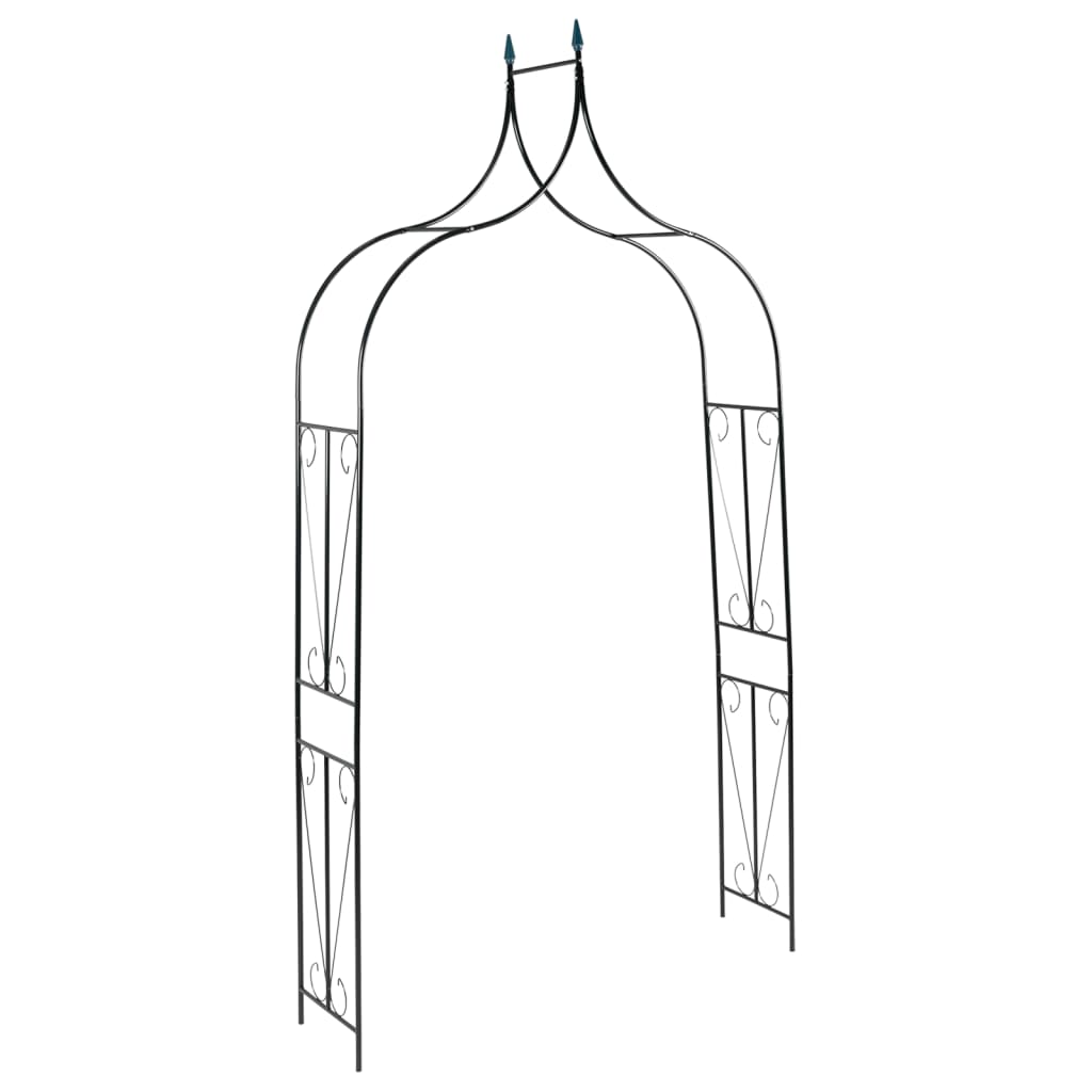 Vidaxl Garden Arch 142x37x275 cm Iron Dark Green