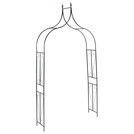 Vidaxl Garden Arch 142x37x275 cm Iron Dark Green