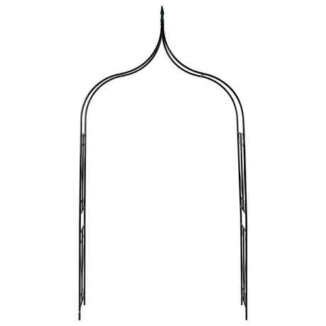 Vidaxl Garden Arch 142x37x275 cm Iron Dark Green