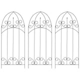 Vidaxl Plant Climbing Racks 3 St 40x100 cm Iron Black