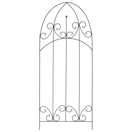 Vidaxl Plant Climbing Racks 3 St 40x100 cm Iron Black