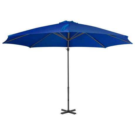 Vidaxl Flydende parasol med aluminiumstang 300 cm azurblå