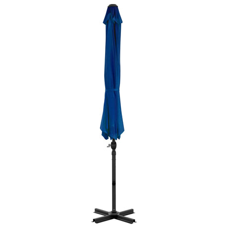Vidaxl Flydende parasol med aluminiumstang 300 cm azurblå
