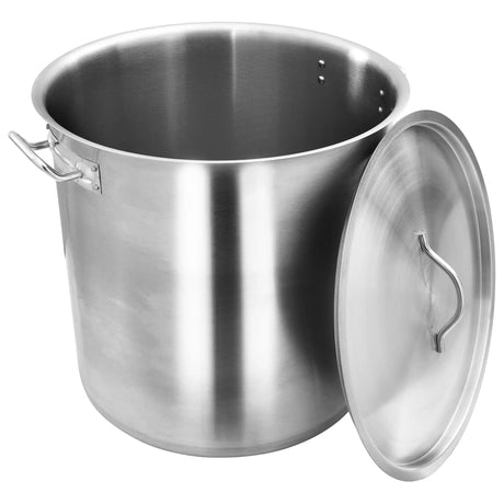 Vidaxl gryde 50 L 40x40 cm rustfrit stål