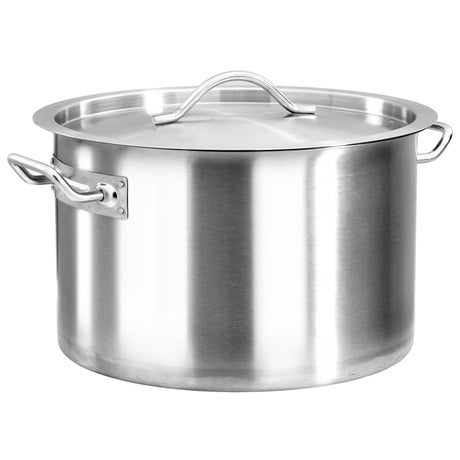 Vidaxl gryde 32 L 40x26 cm rustfrit stål