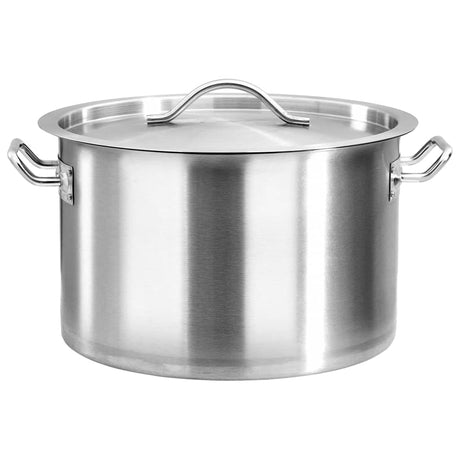 Vidaxl gryde 32 L 40x26 cm rustfrit stål