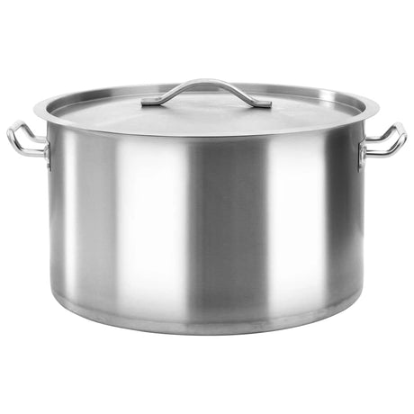 Vidaxl gryde 44 L 45x28 cm rustfrit stål