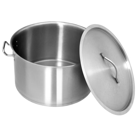 Vidaxl gryde 44 L 45x28 cm rustfrit stål