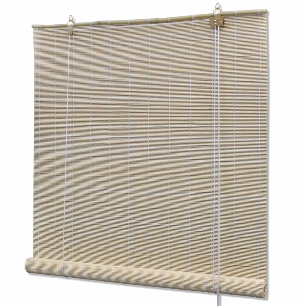 Vidaxx rullegardiner 2 stk 120x160 cm bambus natur