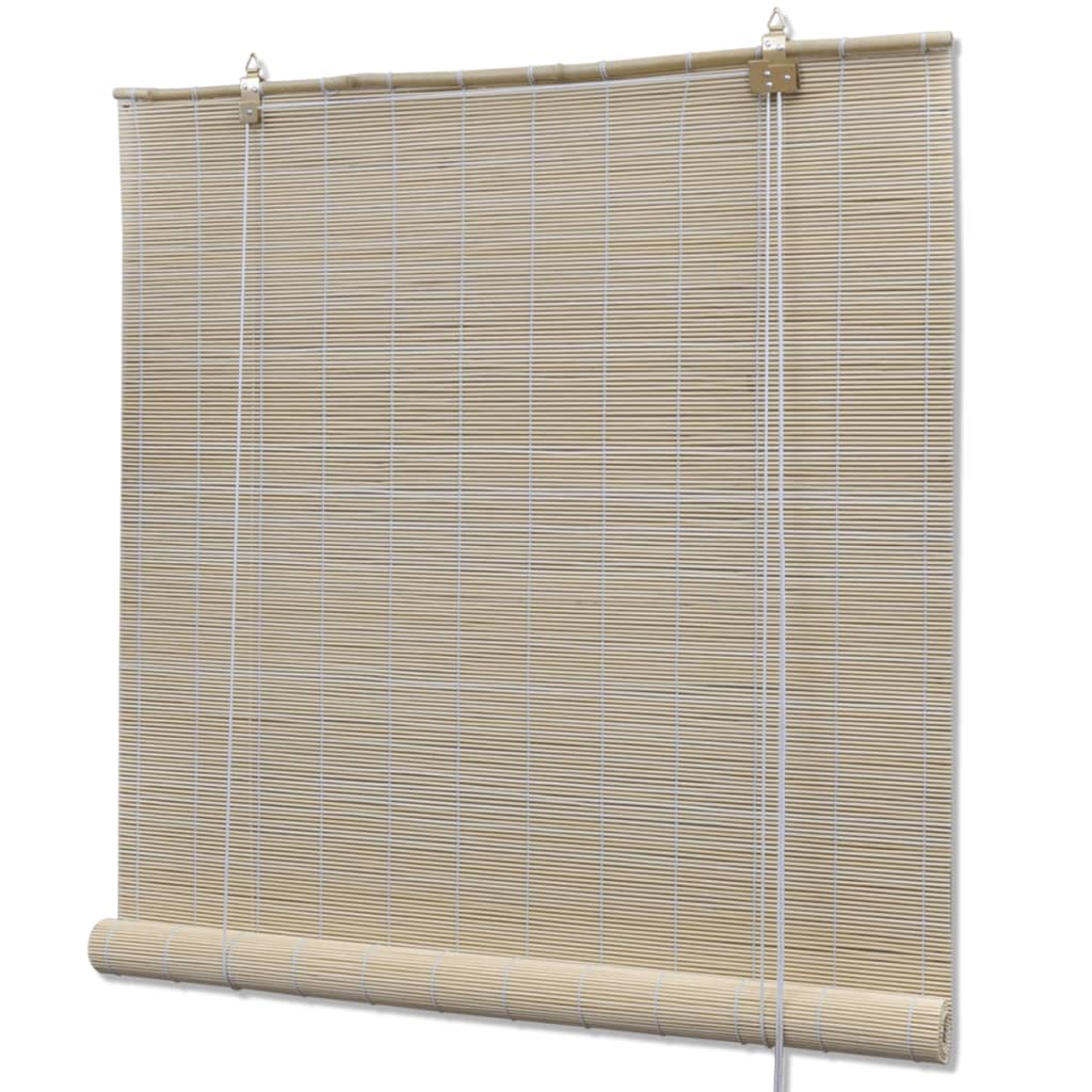 VidaXL rullegardiner 4 stk 120x160 cm bambus natur