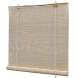 VidaXL rullegardiner 4 stk 120x160 cm bambus natur