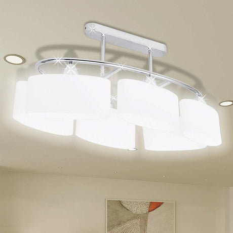 VidaXL loftslampe med elliptiske glasskærme 2 stk E14