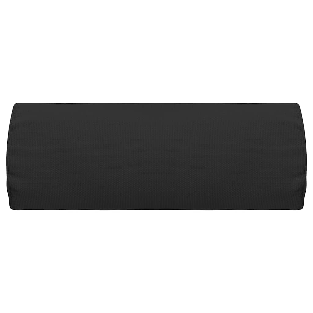 VIDAXL Hovedstøtte til lounger 40x7,5x15 cm tekstilen sort