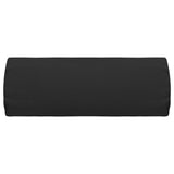VIDAXL Hovedstøtte til lounger 40x7,5x15 cm tekstilen sort