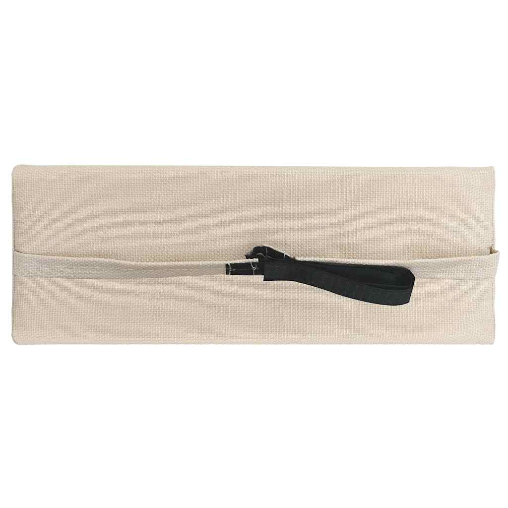 VidaXL nakkestøtte til liggestol 40x7,5x15 cm tekstilencreme