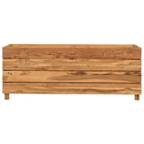 Vidaxl Planter Indsæt 100x40x38 cm genanvendt teak og stål