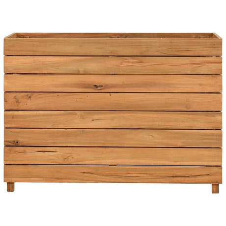 Vidaxl Planter Indsæt 100x40x72 cm genanvendt teak og stål