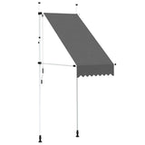 Vidaxl Luifel manuelt udvides 100 cm antracit
