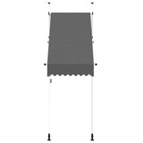Vidaxl Luifel manuelt udvides 100 cm antracit