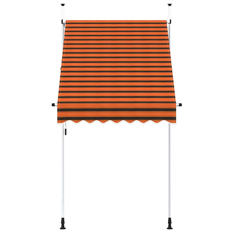 Vidaxl Luifel udvider manuelt 150 cm orange og brun
