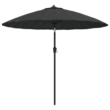 Vidaxl -parasol med aluminiumstang 270 cm antracit
