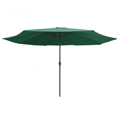Vidaxl parasol med metalstang 390 cm grøn