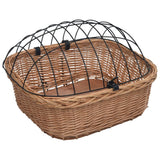 Vidaxl Bicycle Hovar Basket med låg 50x45x35 cm naturlige pil