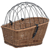 Vidaxl cykelkurv til bagageholder 55x31x36 cm naturlige pil