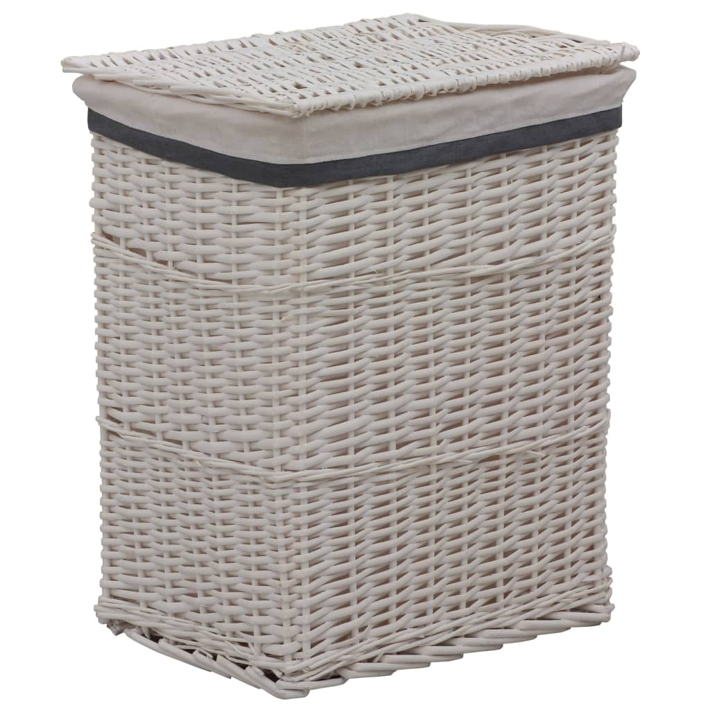 Vidaxl vaskeri Kurv Willows White