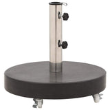 Vidaxl parasolfod omkring 30 kg granit sort
