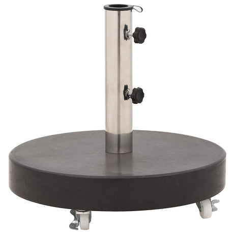 Vidaxl parasolfod omkring 30 kg granit sort