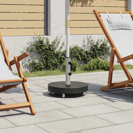 Vidaxl parasolfod omkring 30 kg granit sort