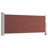 Vidaxx udtrækbar haveskærm 100x300 cm brun
