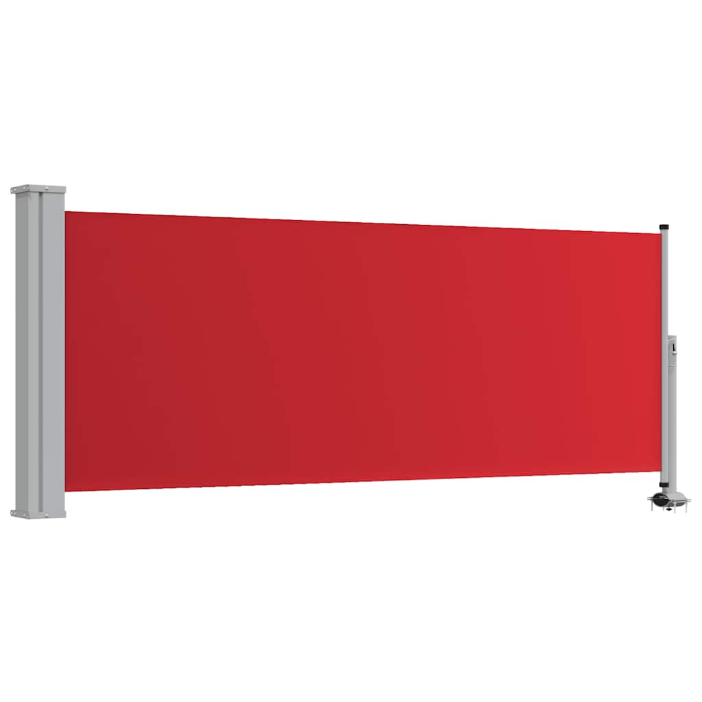 Vidaxl haveskærm Udvidelig 100x300 cm rød