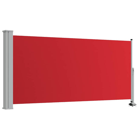Vidaxx udtrækbar haveskærm 120x300 cm rød