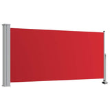 Vidaxx udtrækbar haveskærm 120x300 cm rød