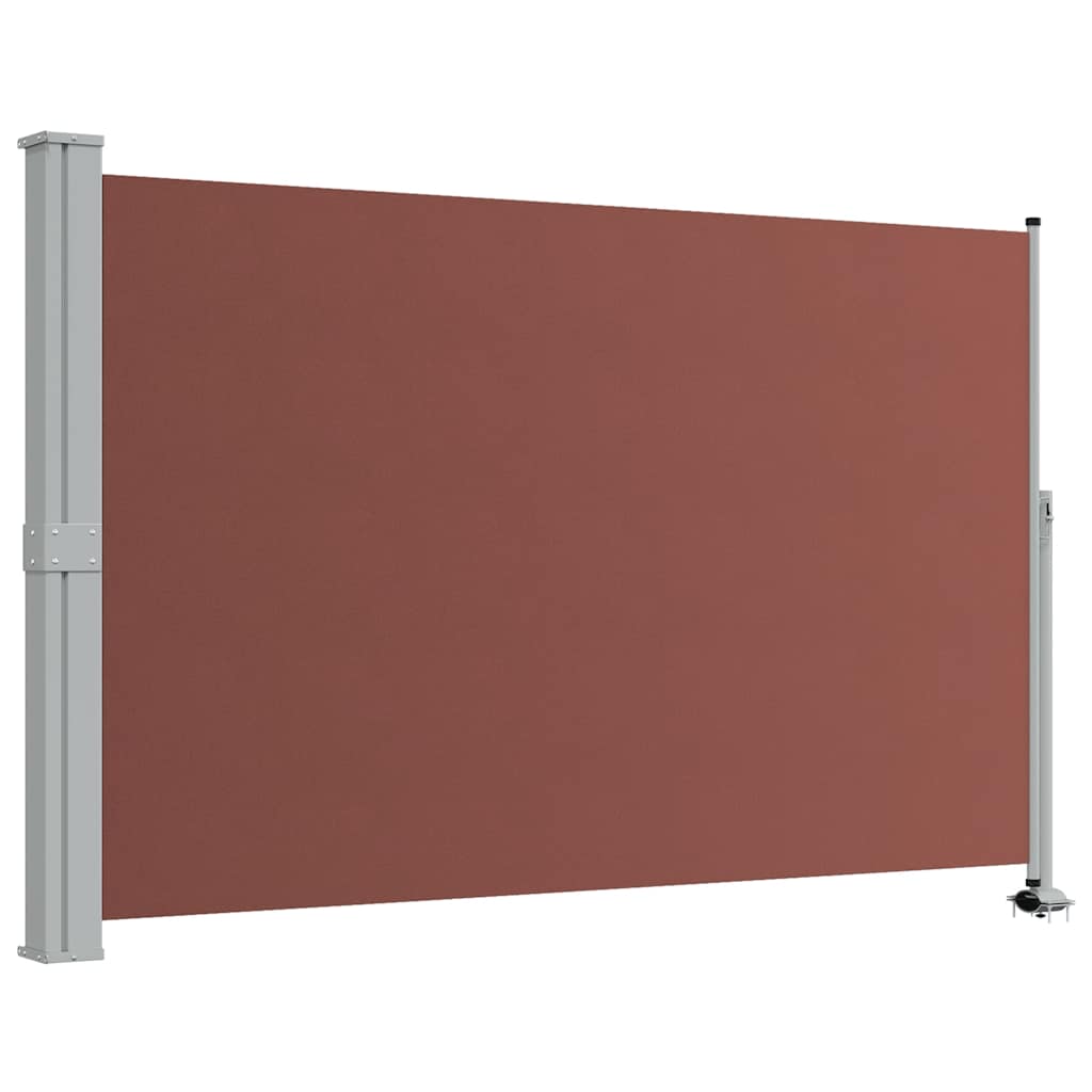 Vidaxx udtrækbar haveskærm 160x300 cm brun