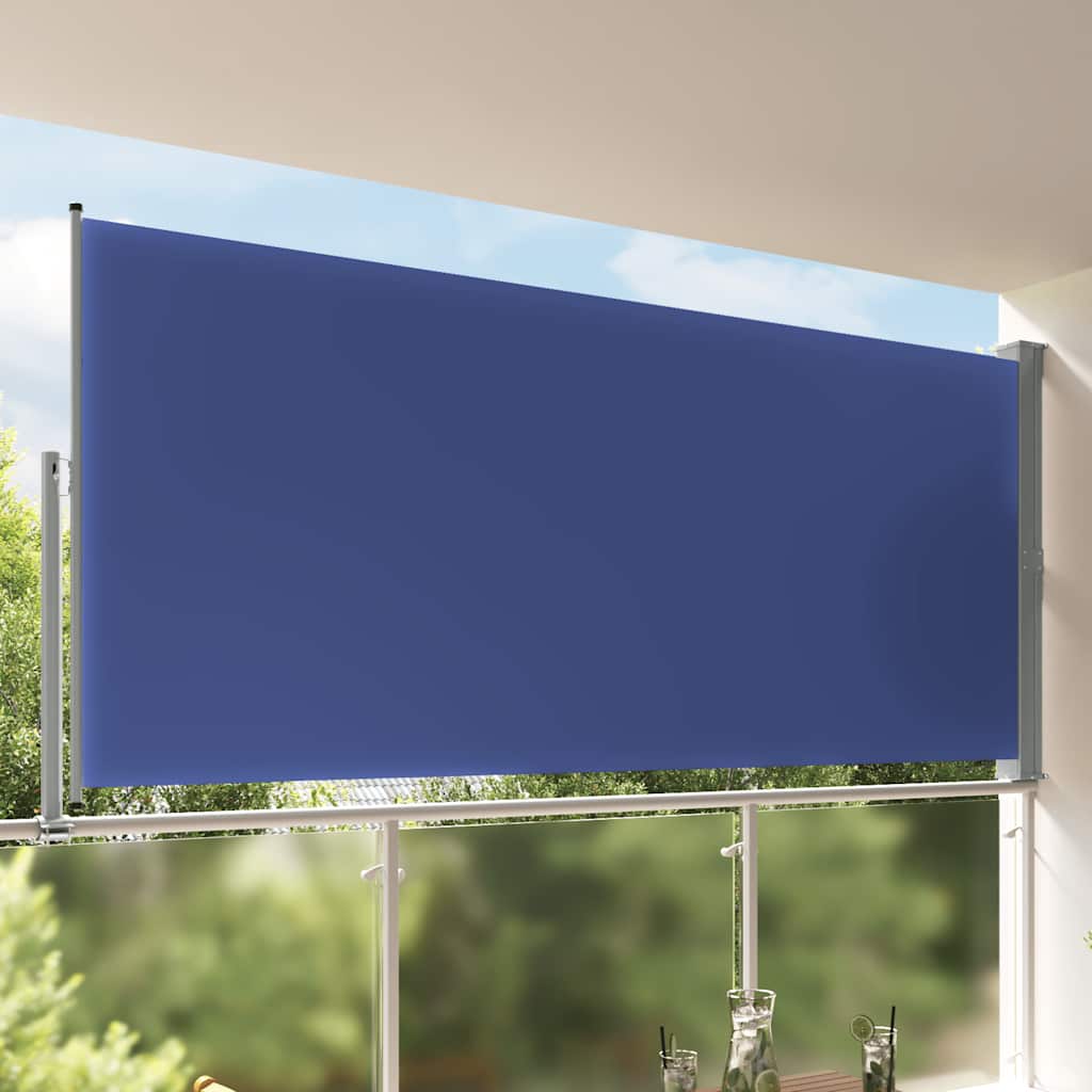 Vidaxl Haveskærm Udvidelig 160x300 cm blå