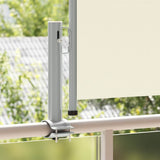 Vidaxl haveskærm Udvidelig 60x300 cm creme -farvet