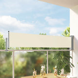 Vidaxl haveskærm Udvidelig 60x300 cm creme -farvet